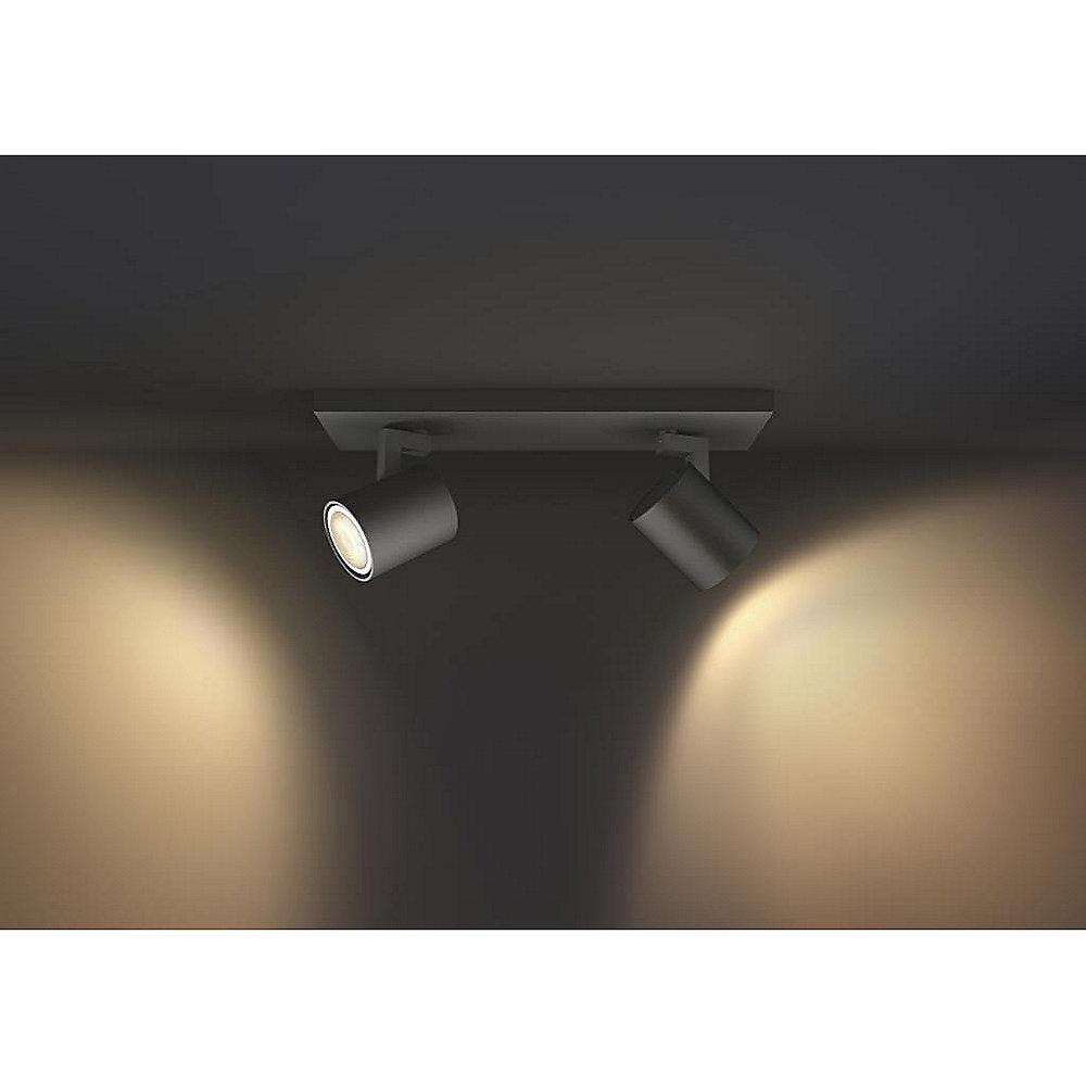 Philips Hue White Ambiance Runner Wand-/Deckenspot schwarz inkl. Dimmschalter