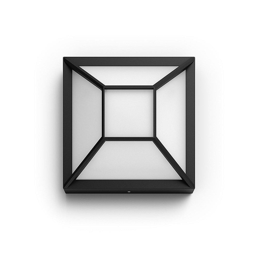 Philips myGarden Drosera LED-Außenwandleuchte schwarz