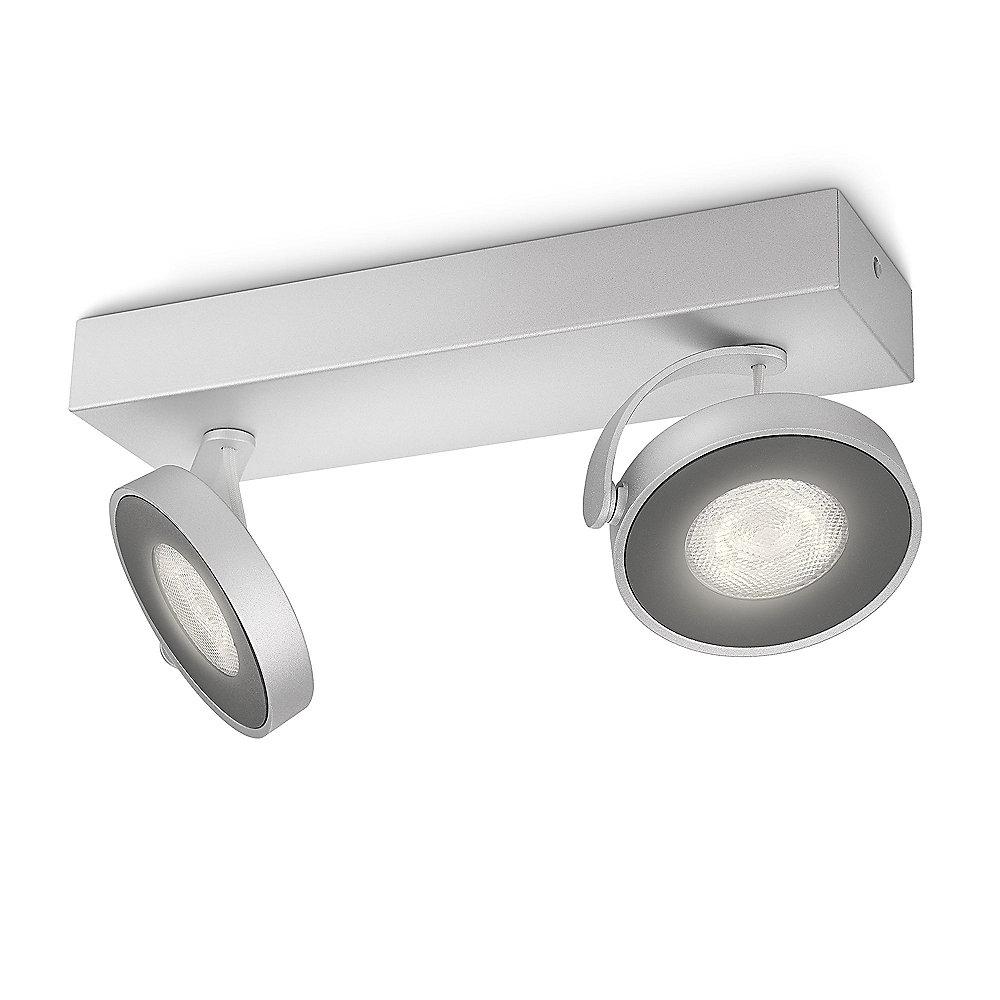 Philips myLiving Clockwork LED-Wand-/Deckenspot Aluminium