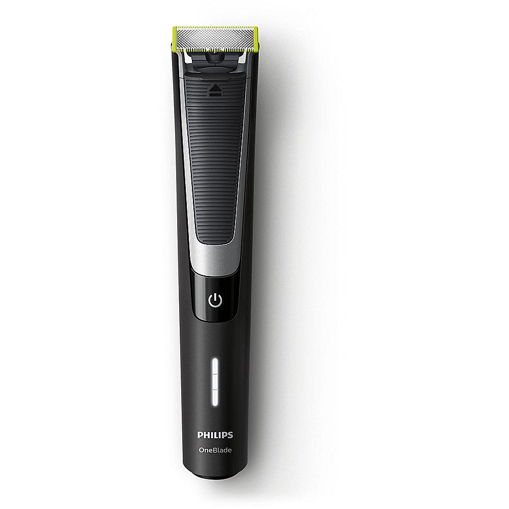 Philips QP6510/20 OneBlade Pro Bartschneider silber/schwarz