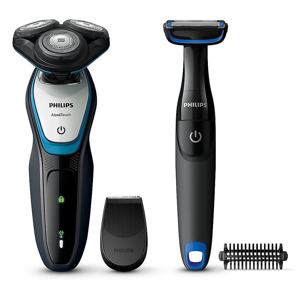 Philips S5070/92 AquaTouch Nass- und Trockenrasierer   Bodygroom