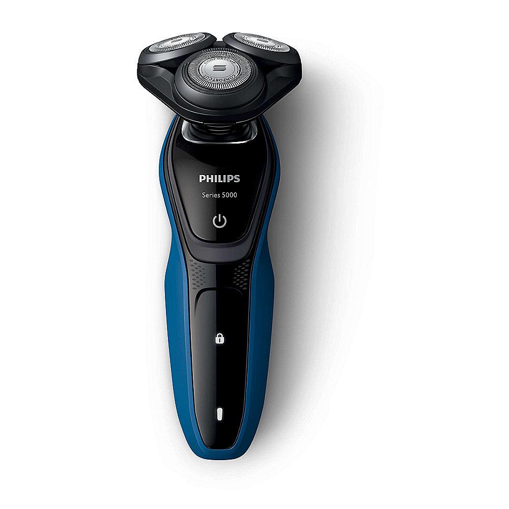Philips S5250/06 Shaver series 5000 Nass-/Trockenrasierer Präzisionstrimmer Blau
