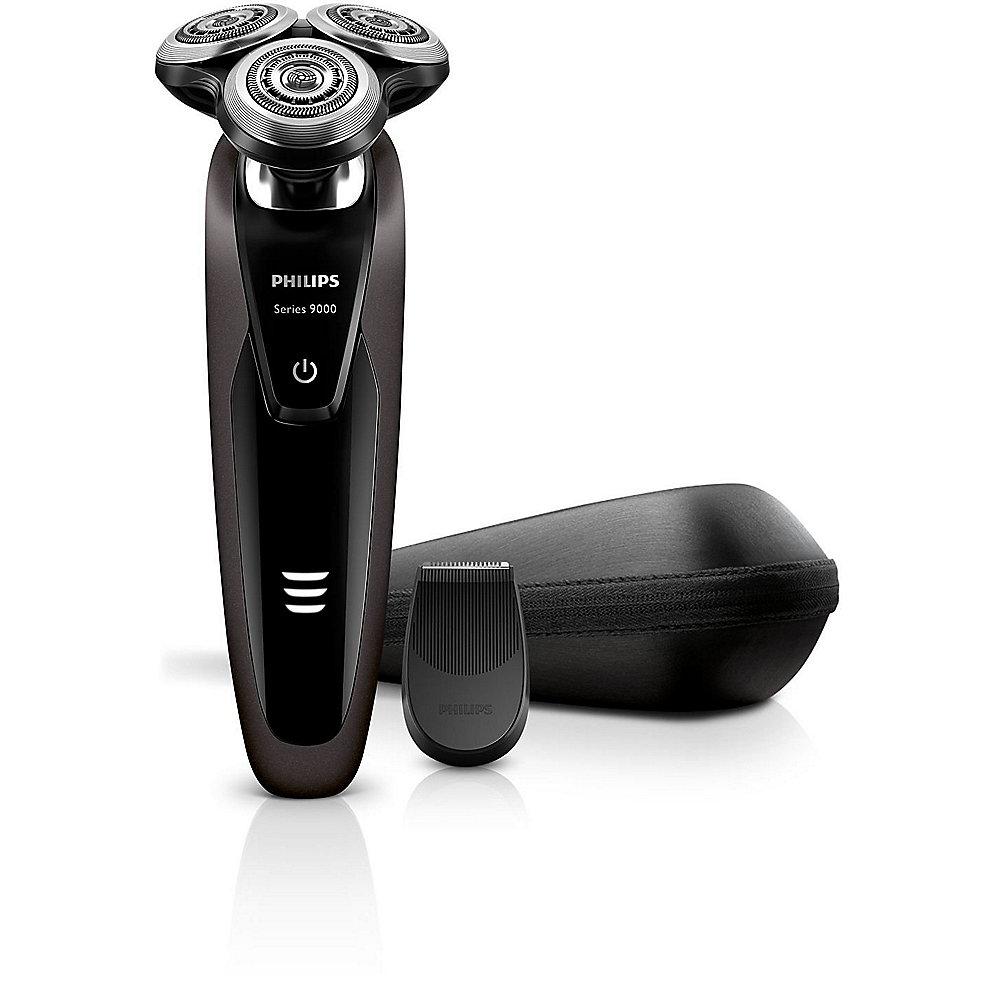 Philips S9031/12 Shaver Series 9000 Nass-/Trockenrasierer satin schwarz, Philips, S9031/12, Shaver, Series, 9000, Nass-/Trockenrasierer, satin, schwarz