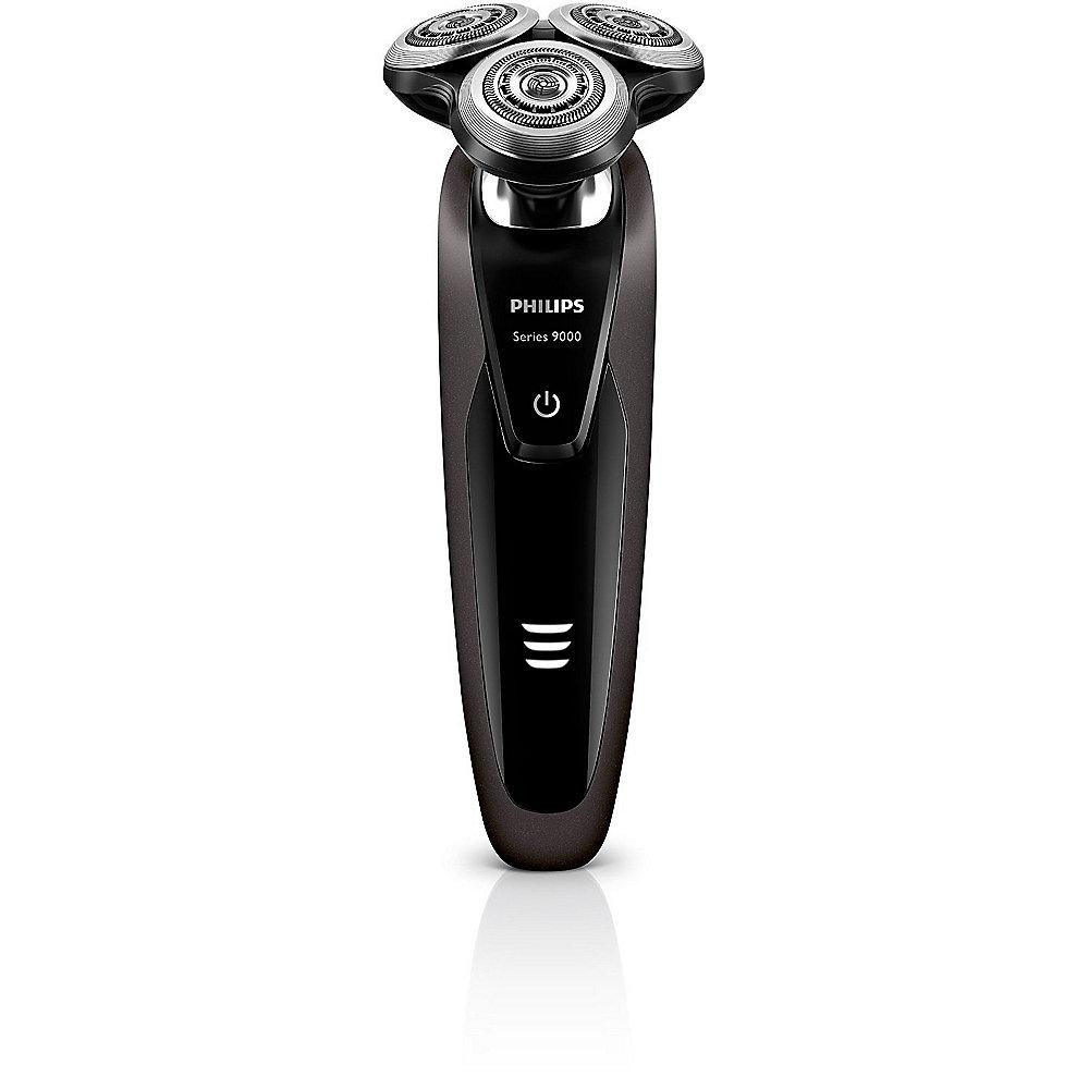 Philips S9031/12 Shaver Series 9000 Nass-/Trockenrasierer satin schwarz