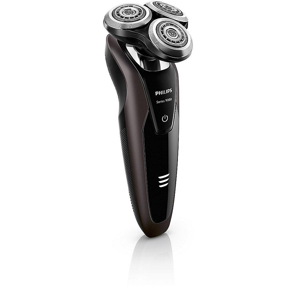 Philips S9031/12 Shaver Series 9000 Nass-/Trockenrasierer satin schwarz