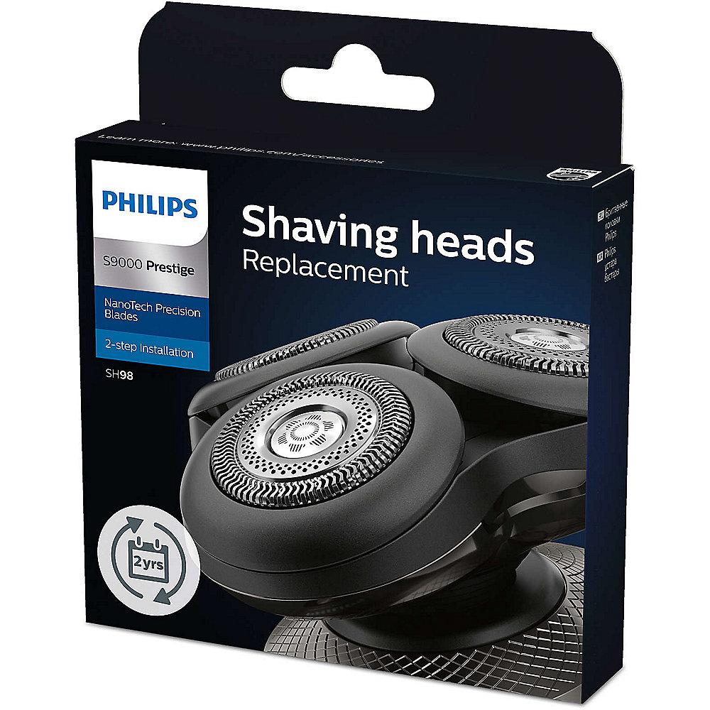 Philips SH98/70 Ersatzscherköpfe für Shaver Series 9800 Prestige