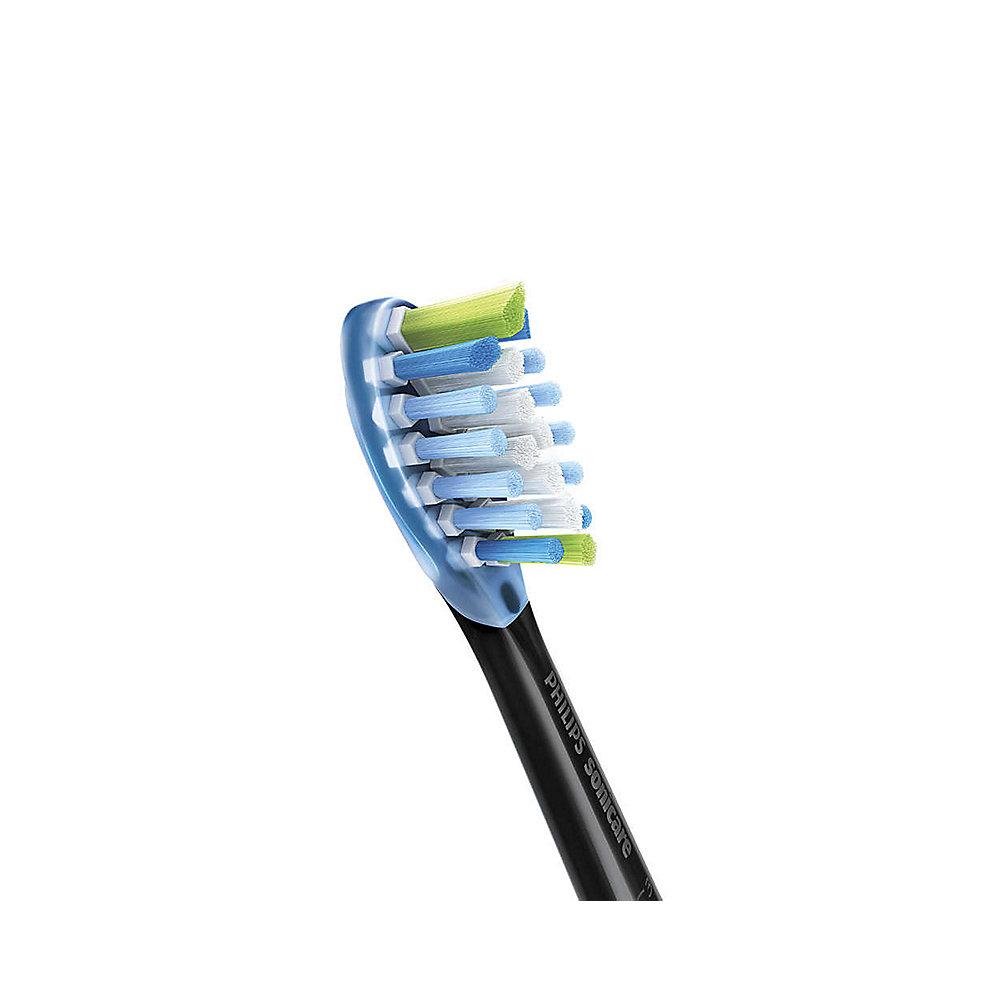 Philips Sonicare HX9073/33 Vielfaltspack Bürstenköpfe schwarz (3Stk.), Philips, Sonicare, HX9073/33, Vielfaltspack, Bürstenköpfe, schwarz, 3Stk.,