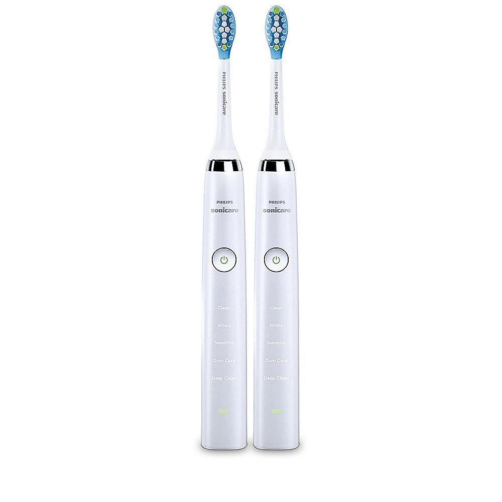 Philips Sonicare HX9327/87 DiamondClean Schallzahnbürste weiß (Doppelpack)