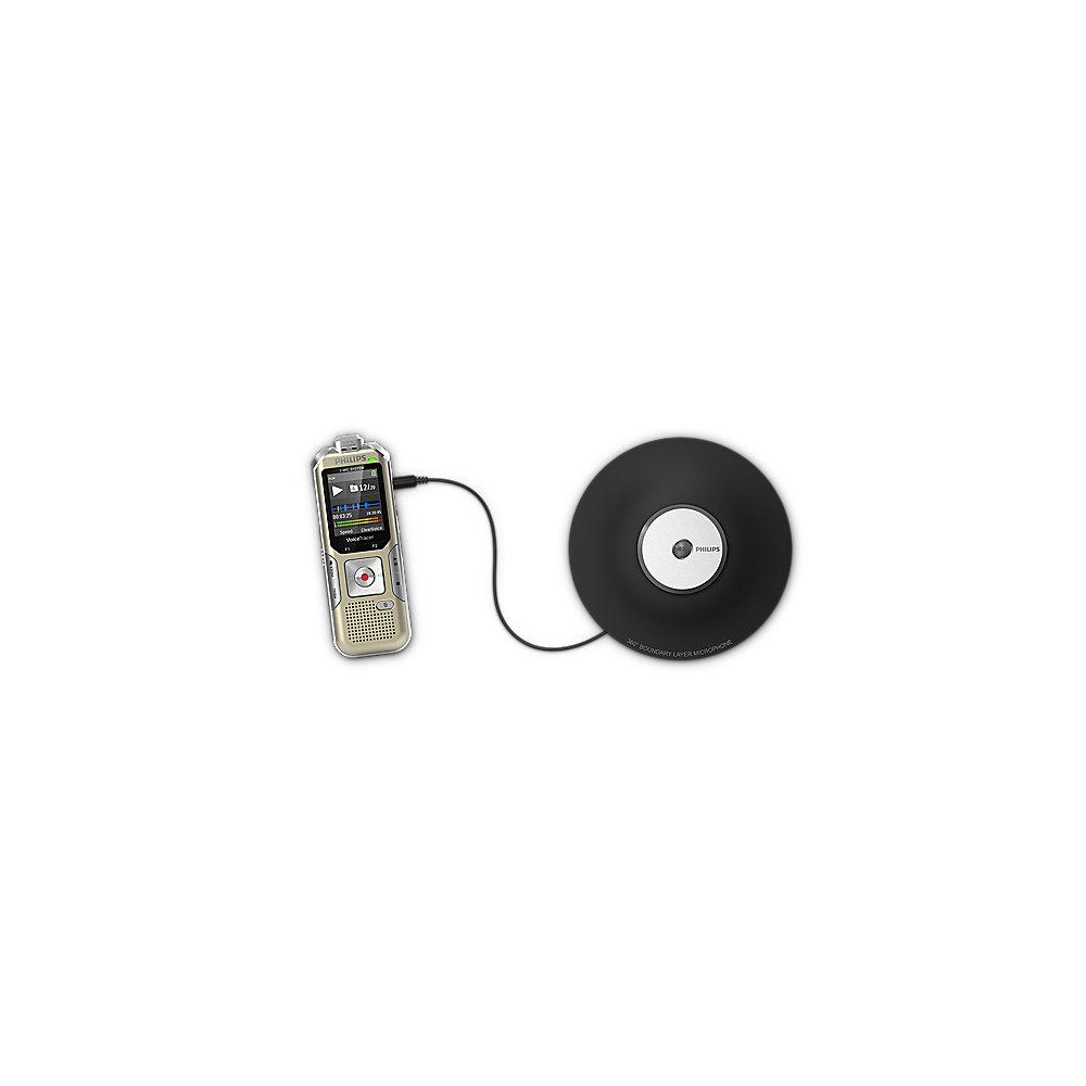 Philips Voice Tracer DVT 8010 Digitales Stereo Diktiergerät 8GB   microSD 3 Mic