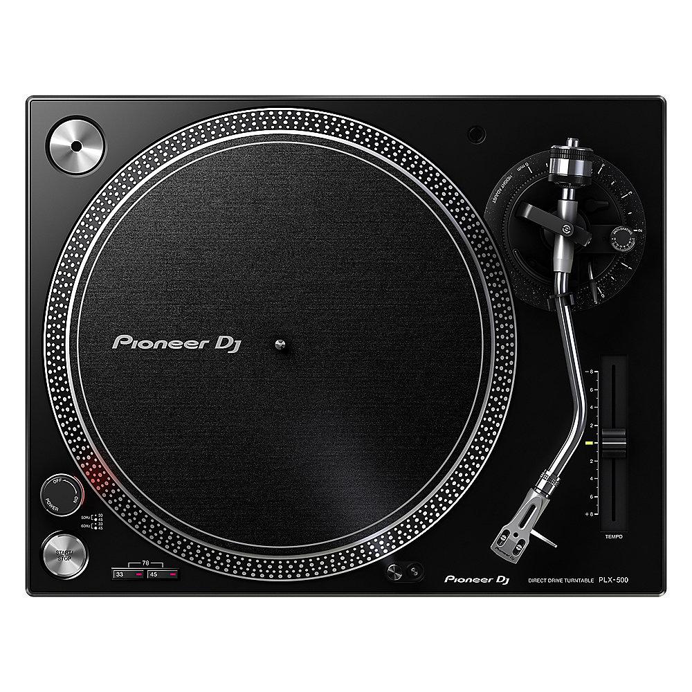 Pioneer DJ PLX-500-K Plattenspieler mit Direktantrieb schwarz