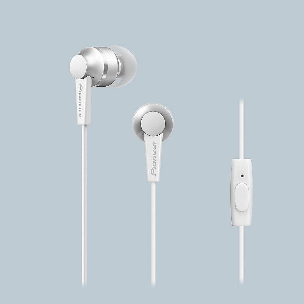 Pioneer SE-C3T-W In-Ear Kopfhörer Aluminium Designe ultra leicht weiß, Pioneer, SE-C3T-W, In-Ear, Kopfhörer, Aluminium, Designe, ultra, leicht, weiß