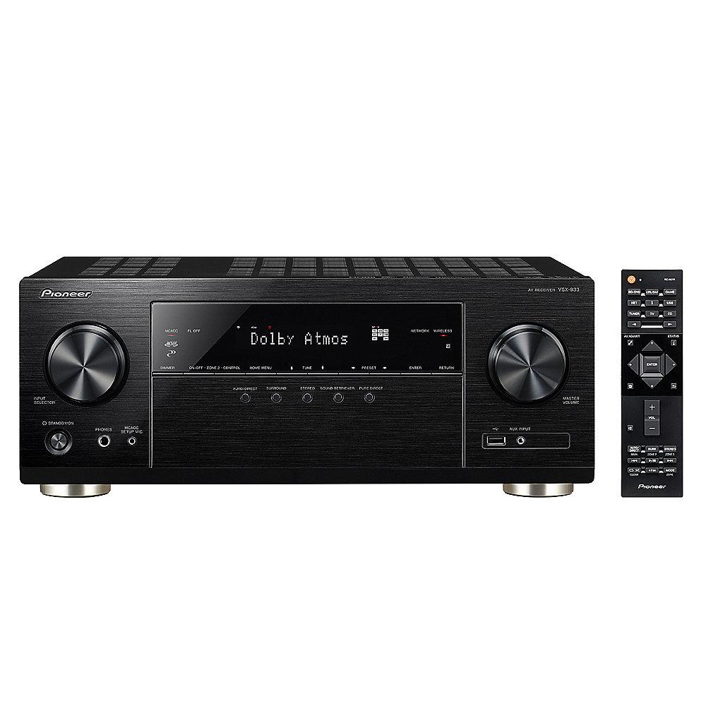 Pioneer VSX-933 7.2 AV Receiver 4K AirPlay WiFi BT Dolby Atmos HDR Multiroom sw