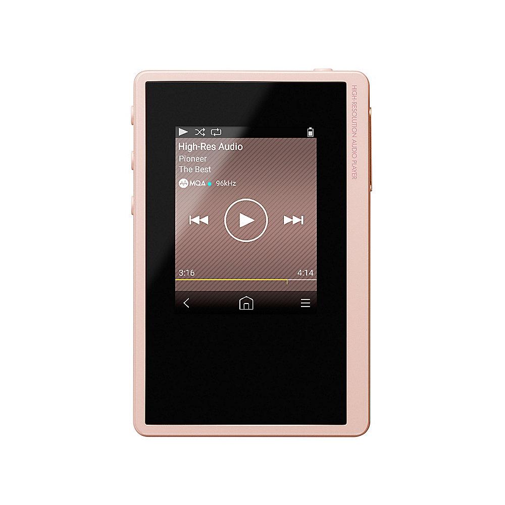 Pioneer XDP-02U-P portabler Compact High-Res Audio Player, Pearl Pink, Pioneer, XDP-02U-P, portabler, Compact, High-Res, Audio, Player, Pearl, Pink