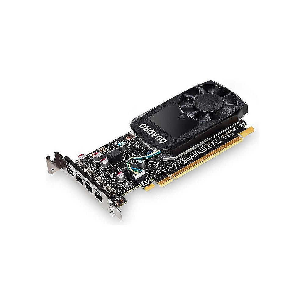 PNY NVIDIA Quadro P600 2GB PCIe 3.0 Workstation Grafikkarte 4x Mini-DP/DP