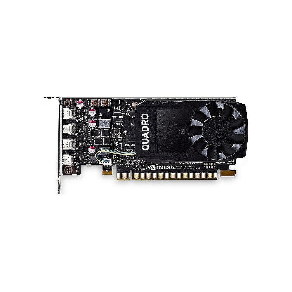 PNY NVIDIA Quadro P600 2GB PCIe 3.0 Workstation Grafikkarte 4x Mini-DP/DP