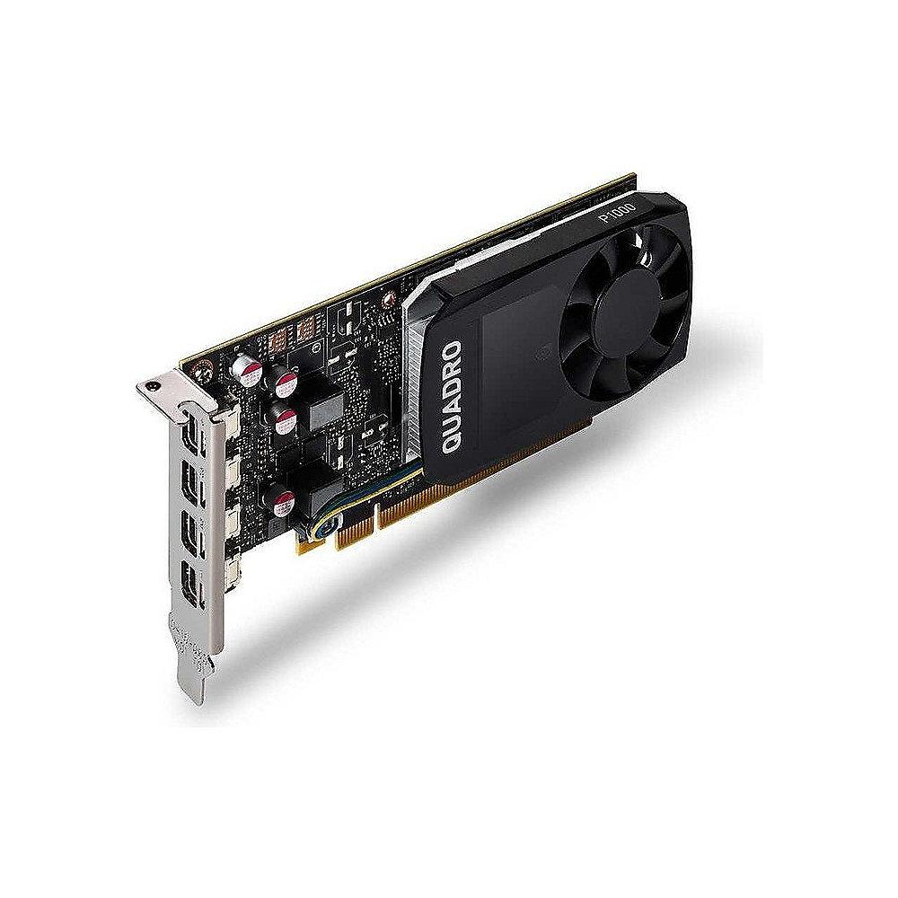 PNY NVIDIA Quadro P600 2GB PCIe 3.0 Workstation Grafikkarte 4x Mini-DP/DP