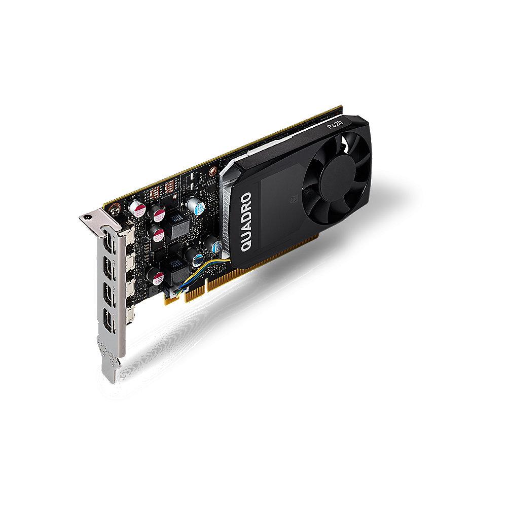 PNY NVIDIA Quadro P620 2GB PCIe 3.0 Workstation Grafikkarte 4x Mini-DP/DVI