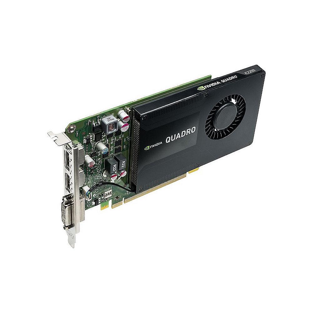 PNY Quadro K2200 4GB GDDR5 PCIe 2xDP/DVI - Retail Single-Slot Profile