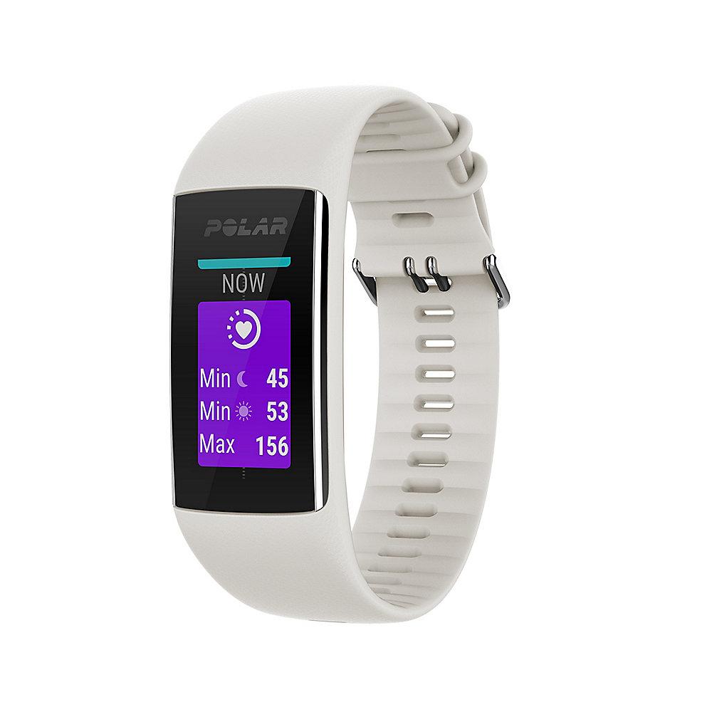 Polar A370 Weiß M/L Fitnesstracker mit intelligenter 24/7 Pulsmessung