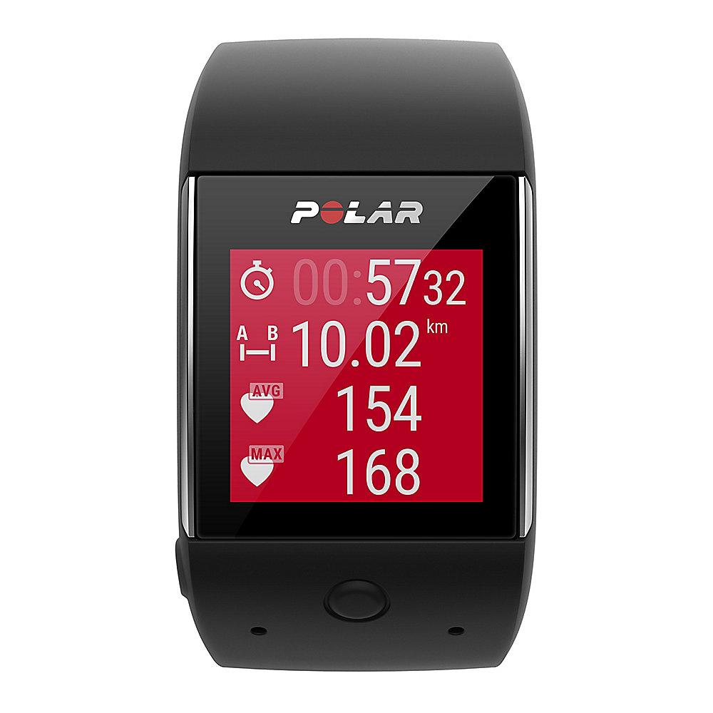 Polar M600 Fitness Smartwatch mit GPS Schwarz, Polar, M600, Fitness, Smartwatch, GPS, Schwarz