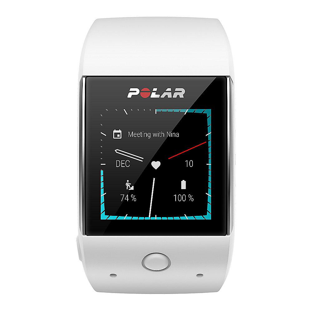 Polar M600 Fitness Smartwatch mit GPS Weiß, Polar, M600, Fitness, Smartwatch, GPS, Weiß