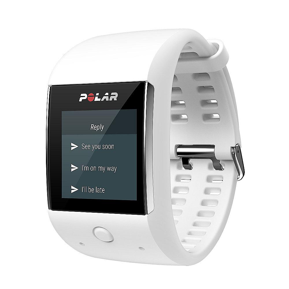 Polar M600 Fitness Smartwatch mit GPS Weiß
