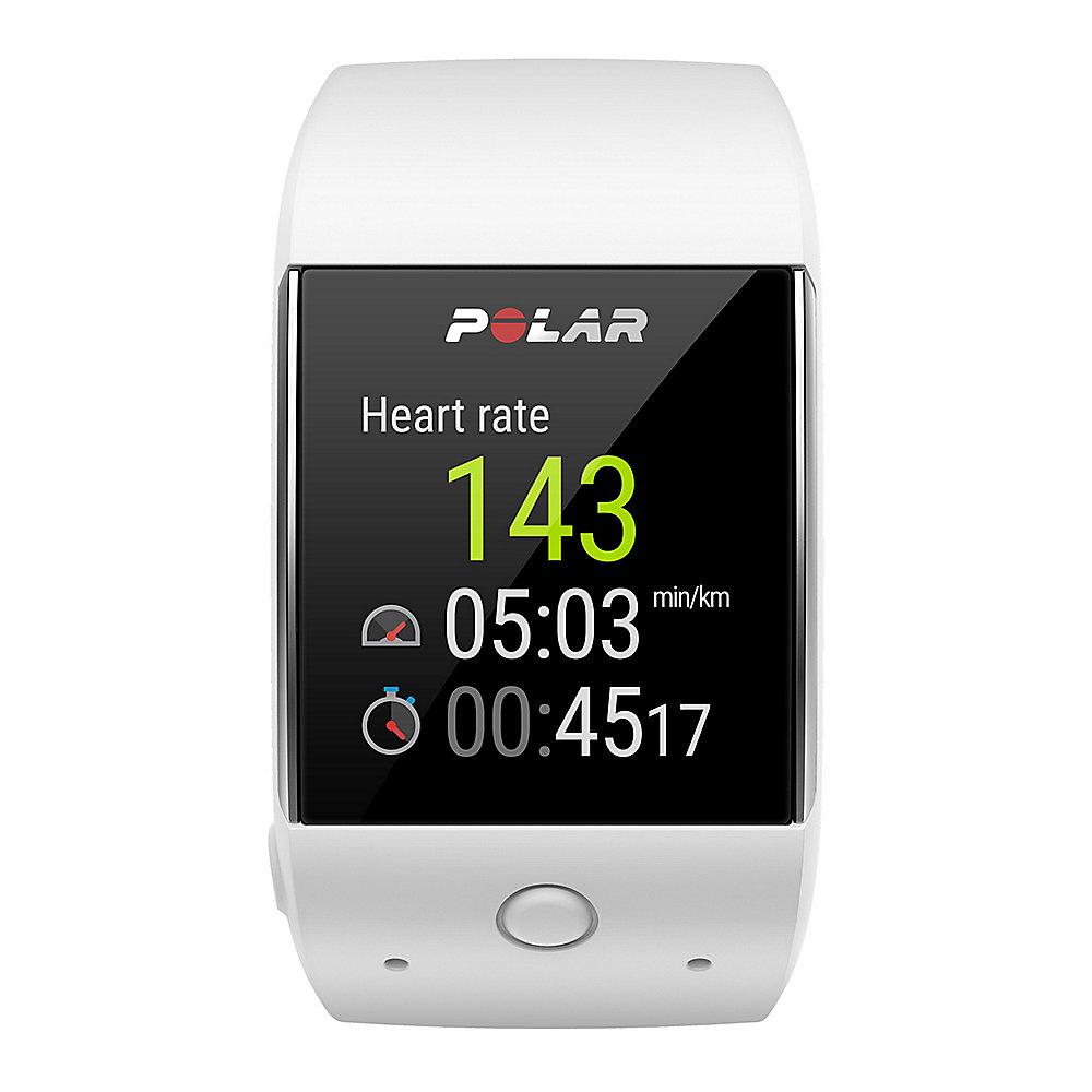 Polar M600 Fitness Smartwatch mit GPS Weiß