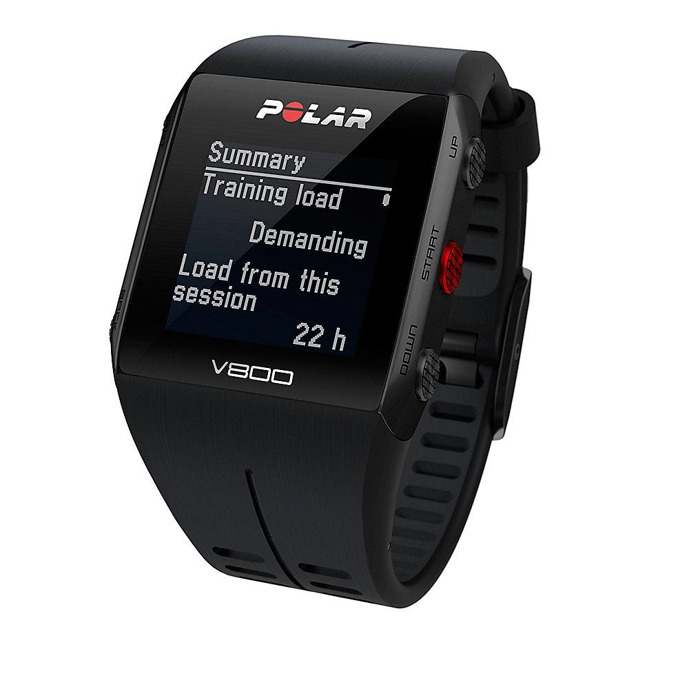 Polar V800 Profi-Multisportuhr mit GPS Schwarz inkl. H10 Herzfrequenzsensor