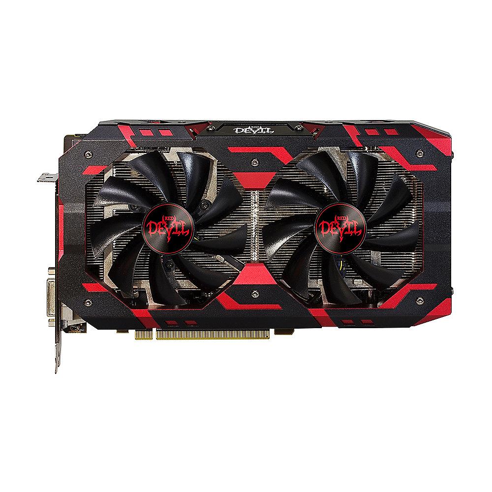 PowerColor AMD Radeon RX 580 Red Devil Gold 8GB GDDR5 DVI/HDMI/3xDP Grafikkarte, PowerColor, AMD, Radeon, RX, 580, Red, Devil, Gold, 8GB, GDDR5, DVI/HDMI/3xDP, Grafikkarte