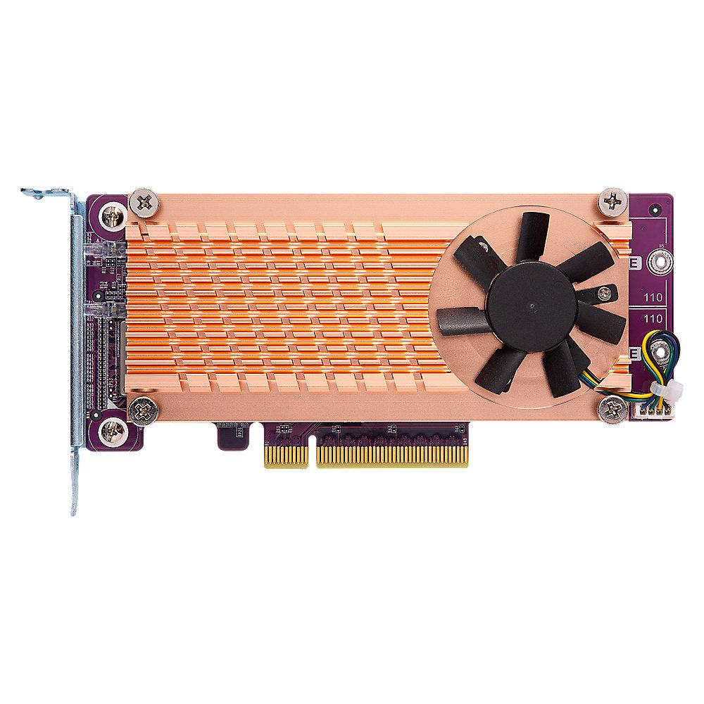 QNAP QM2 Card QM2-2P-384 Dual-M.2-22110/2280-PCIe-SSD Erweiterungskarte