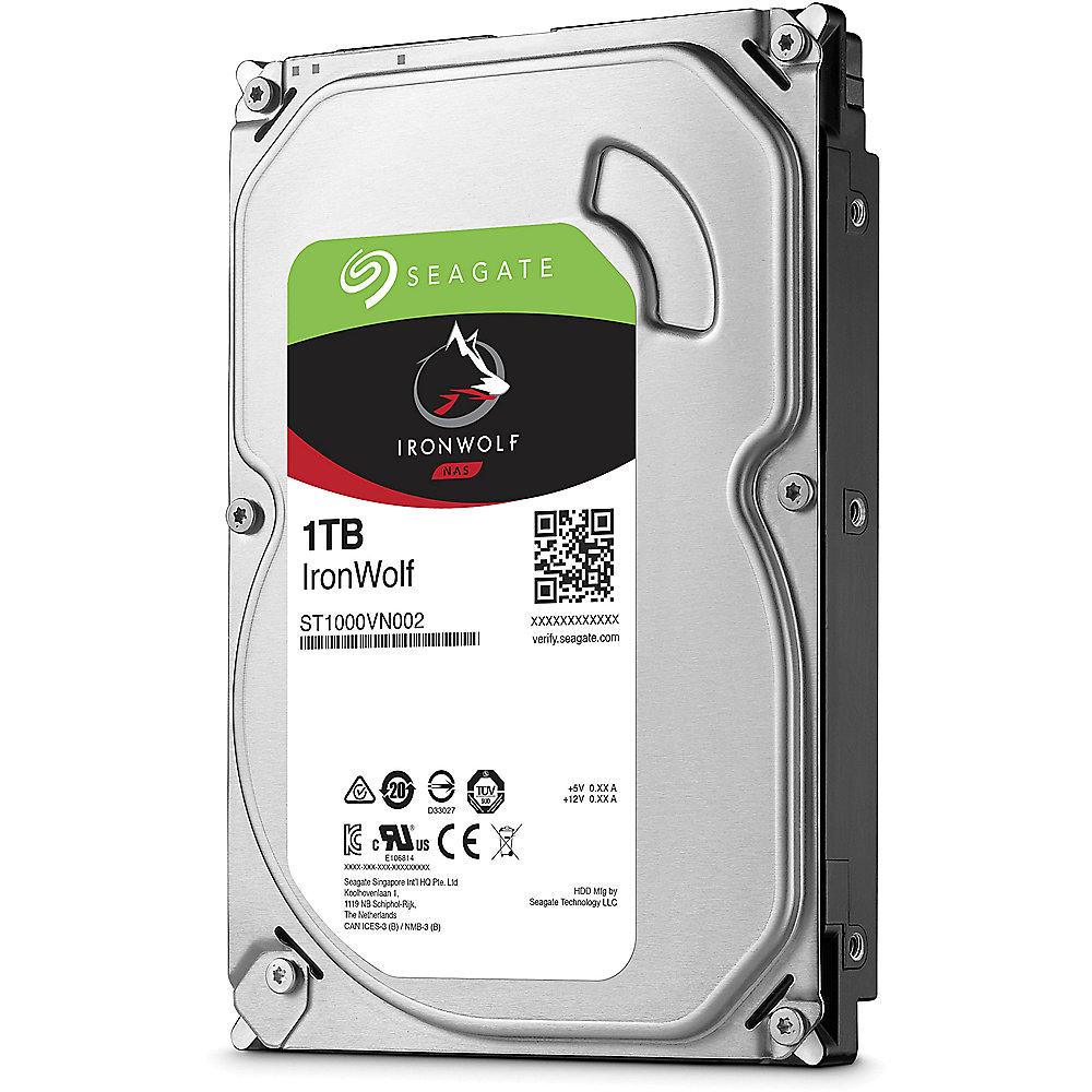 QNAP TS-131P NAS System 1-Bay 1TB inkl. 1x 1TB Seagate ST1000VN002