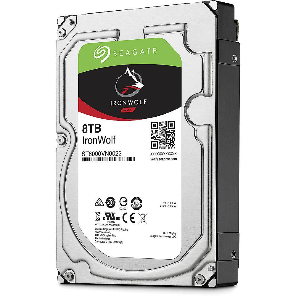 QNAP TS-131P NAS System 1-Bay 8TB inkl. 1x 8TB Seagate ST8000VN0022