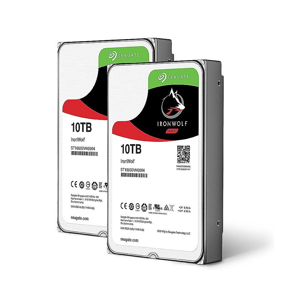 QNAP TS-251 -2G NAS System 2-Bay 20TB inkl. 2x 10TB Seagate ST10000VN0004