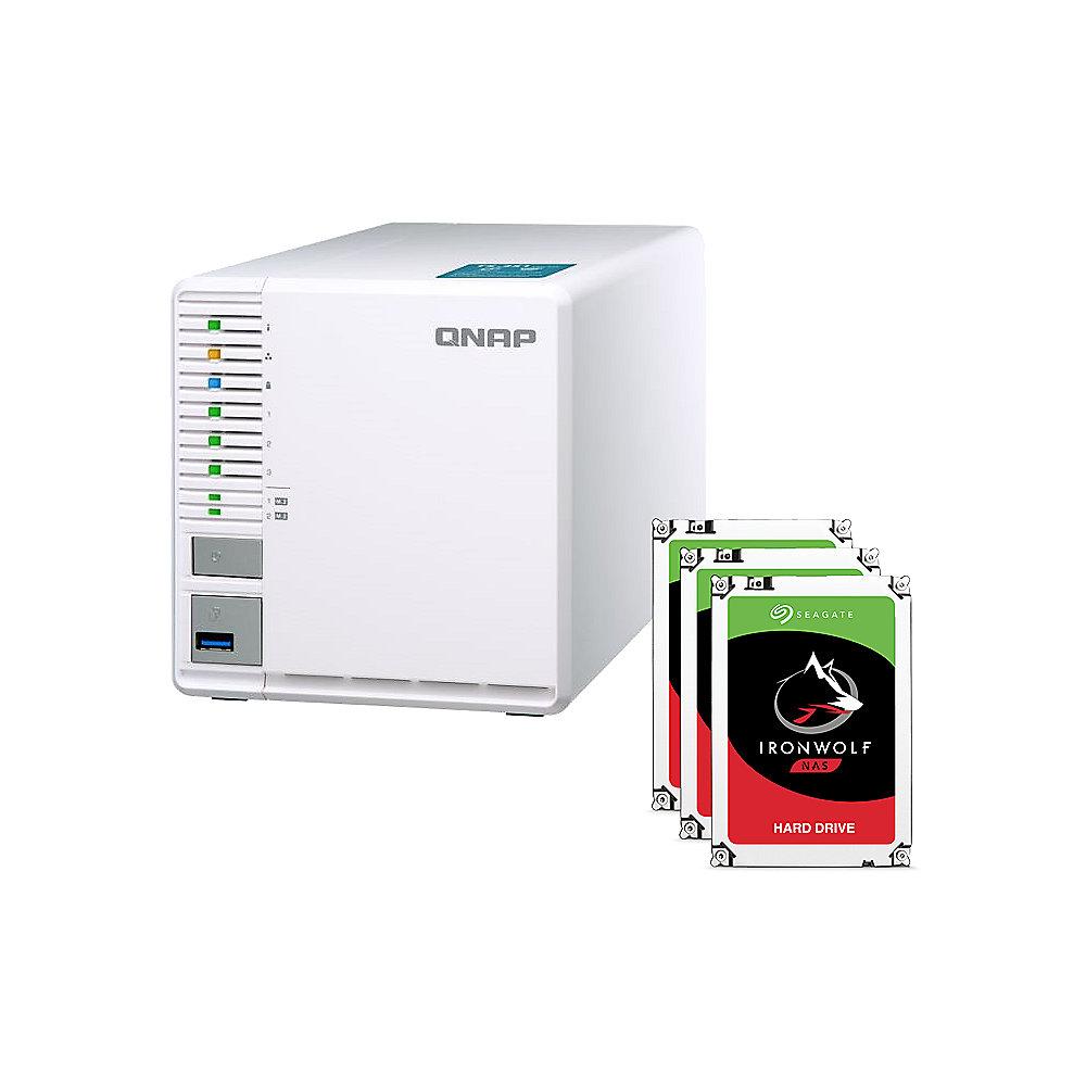 QNAP TS-351-2G NAS System 3-Bay 36TB inkl. 3x 12TB Seagate ST12000VN0007