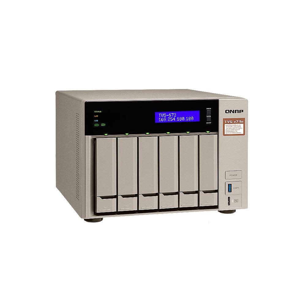 QNAP TVS-673e-4G NAS System 6-Bay Education Artikel – Nachweispflichtig