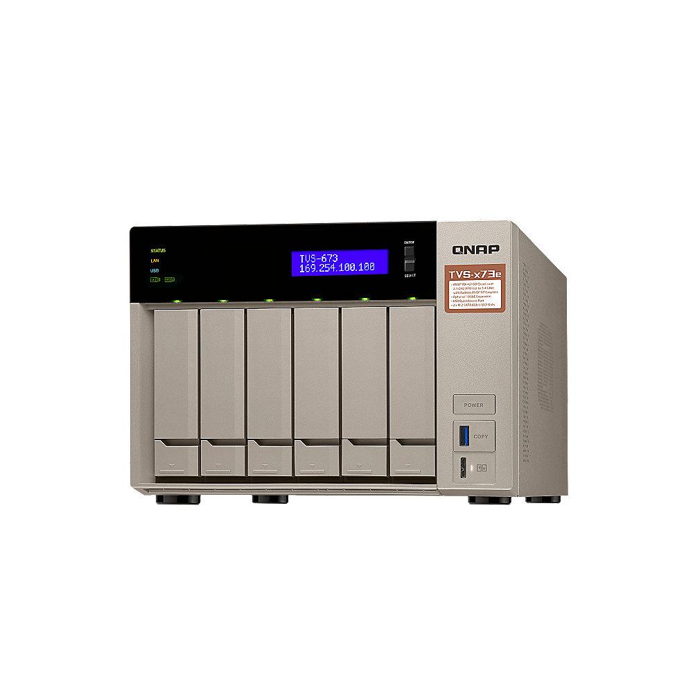 QNAP TVS-673e-4G NAS System 6-Bay Education Artikel – Nachweispflichtig