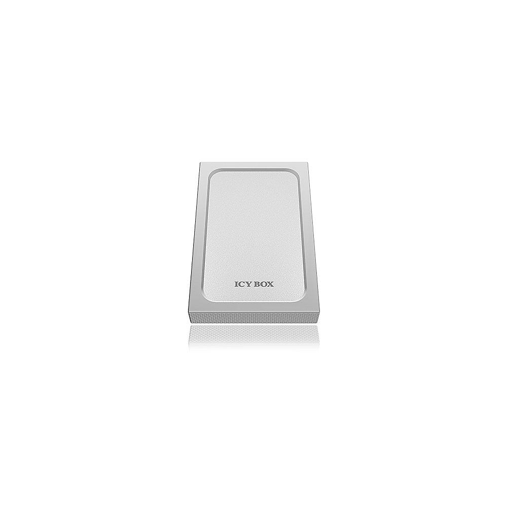 RaidSonic Icy Box IB-253U3 Externes Gehäuse USB 3.0 für 2,5" SATA (7 mm) silber