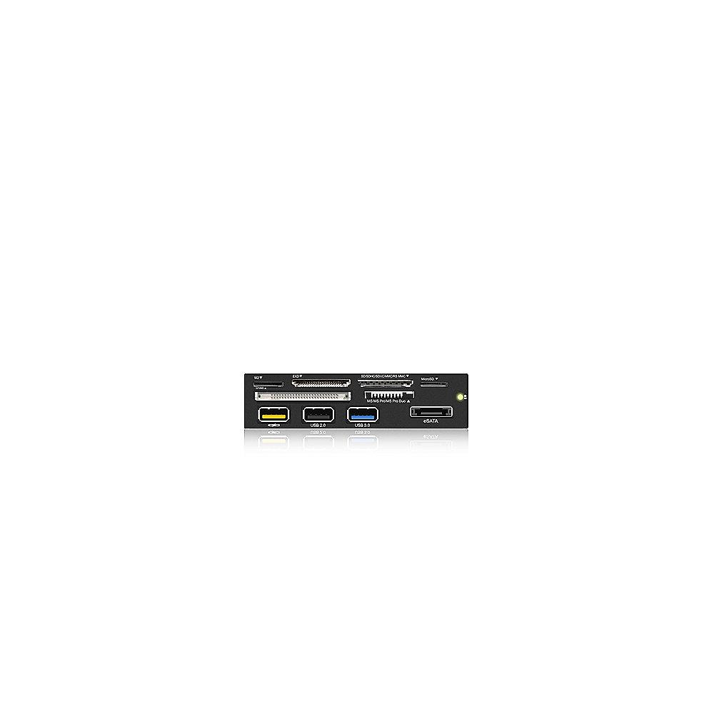 RaidSonic Icy Box IB-868-B 6-fach Kartenleser mit USB 3.0 Schnittstelle schwarz