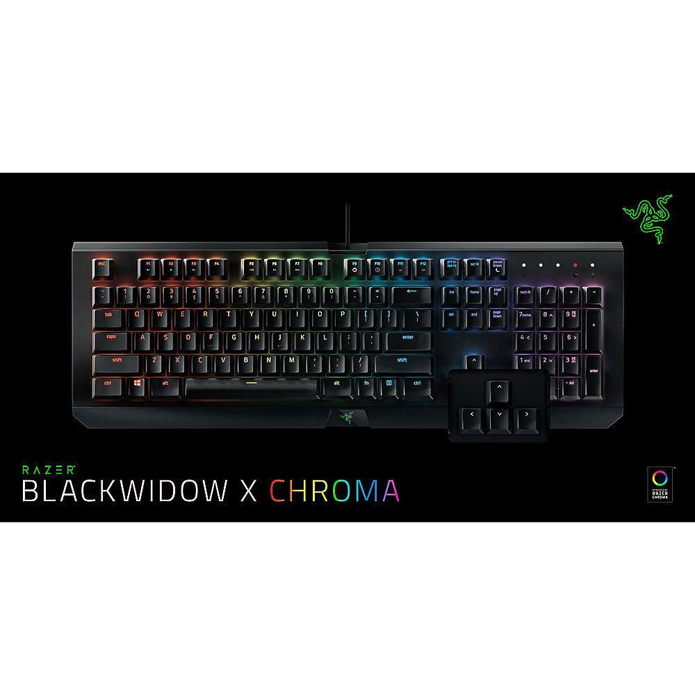 Razer BlackWidow X Chroma Mechanische Gaming Tastatur RGB Beleuchtung DE Layout, Razer, BlackWidow, X, Chroma, Mechanische, Gaming, Tastatur, RGB, Beleuchtung, DE, Layout
