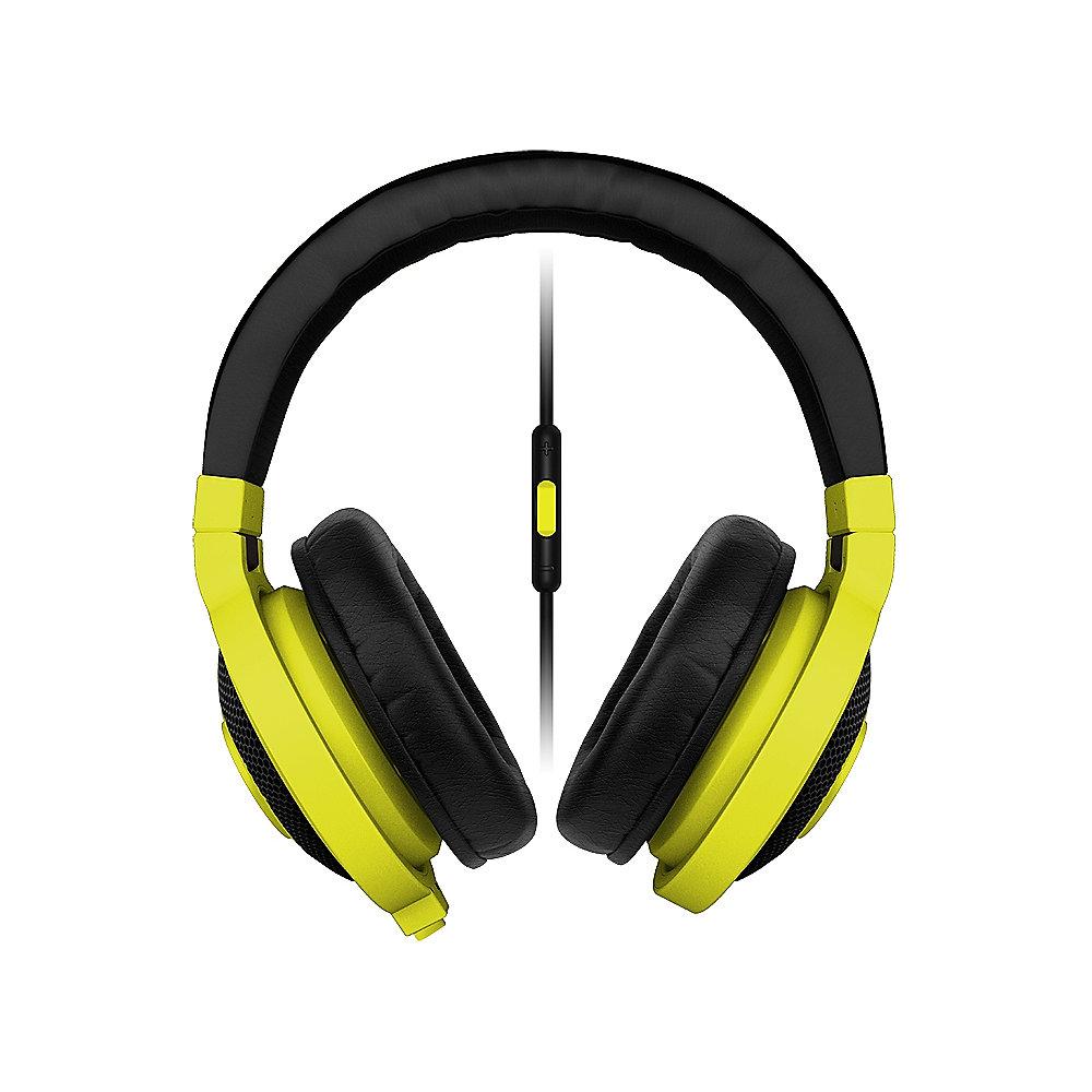 Razer Kraken Mobile Gaming Kopfhörer mit Mikrofon gelb
