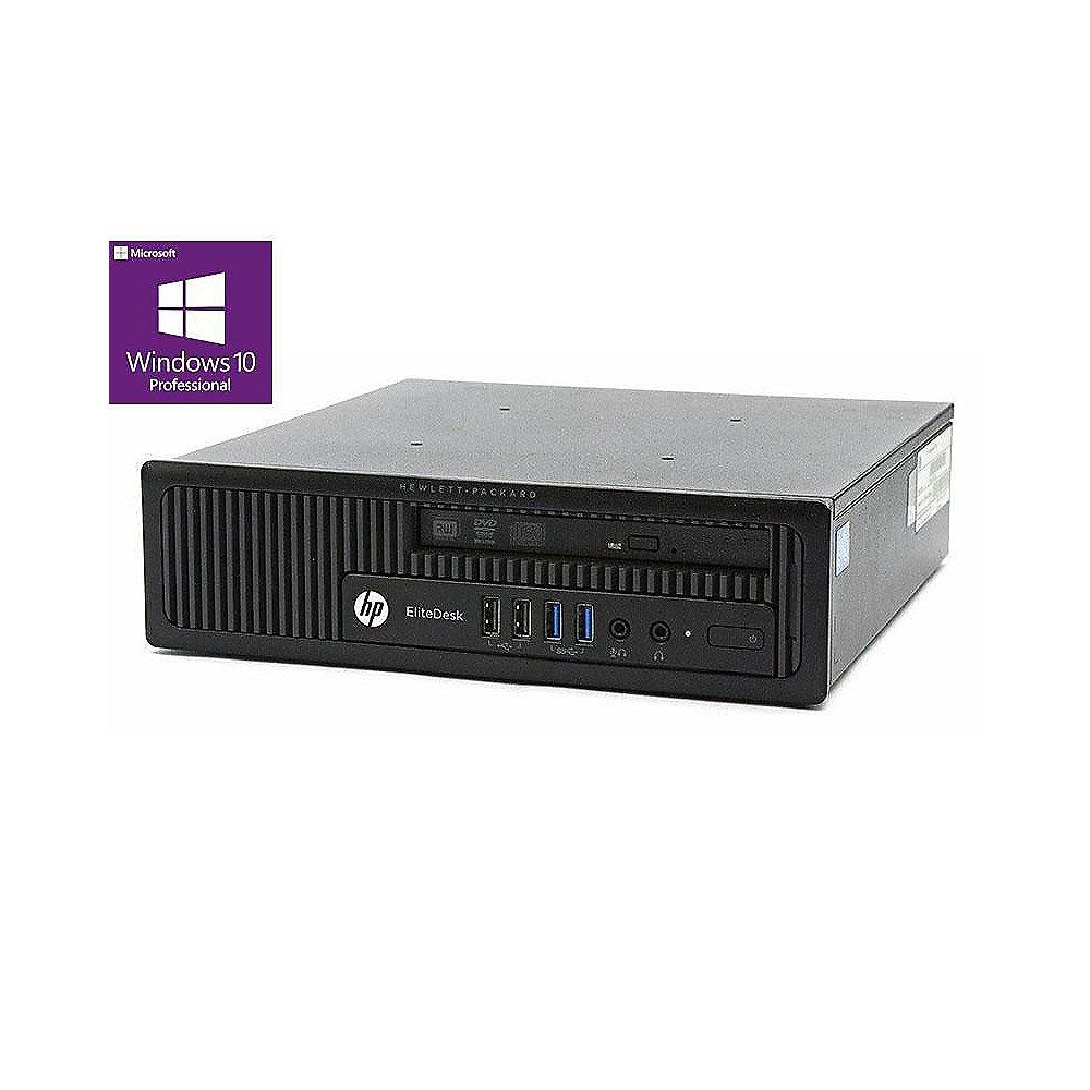 Refurb. HP EliteDesk 800 G1 USFF i5-4590S 8GB 256GB SSD DVD±RW Windows 10P