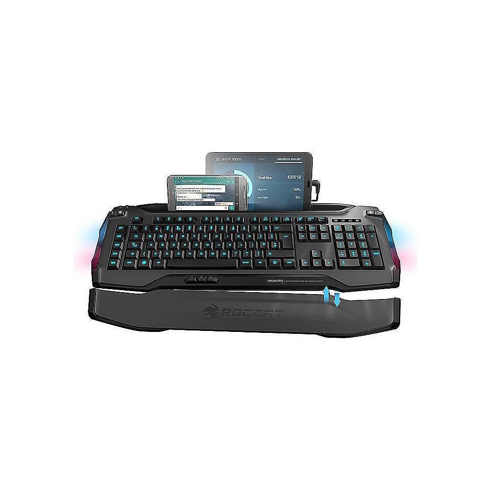 ROCCAT Skeltr Gaming Tastatur DE RGB Smartphone-Halterung grau ROC-12-230-GY, ROCCAT, Skeltr, Gaming, Tastatur, DE, RGB, Smartphone-Halterung, grau, ROC-12-230-GY