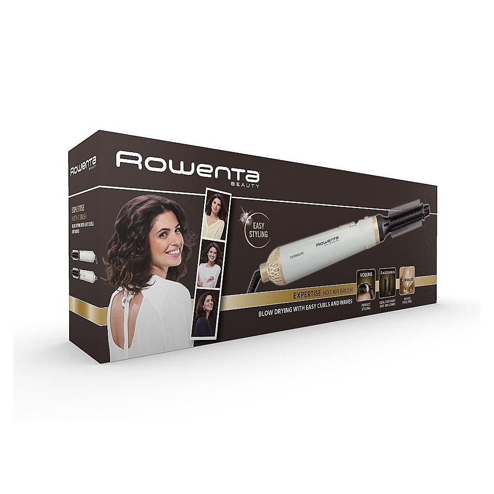 Rowenta CF3910 Curl Release Warmluftbürste weiß/gold