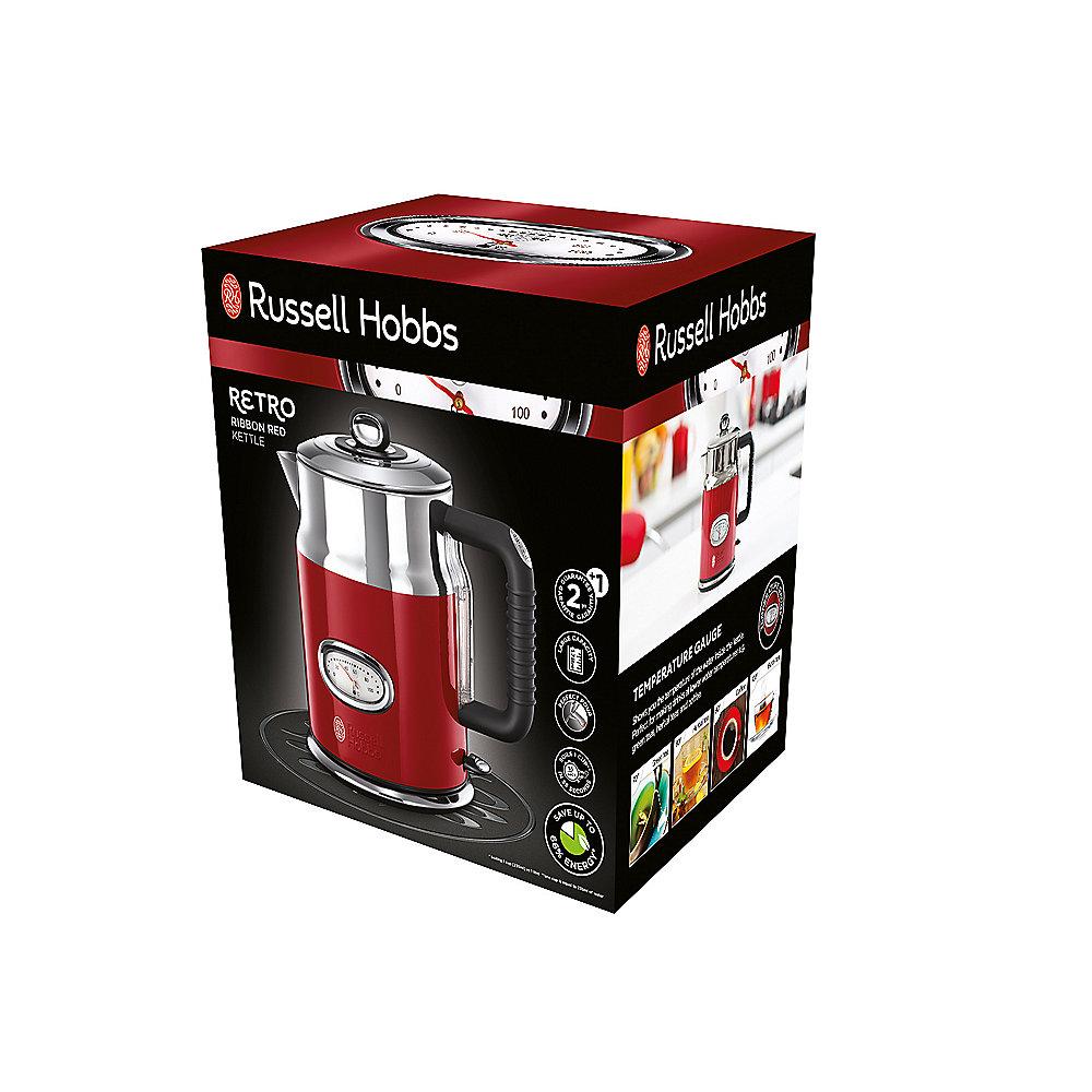 Russell Hobbs 21670-70 Retro Ribbon Red Wasserkocher, Russell, Hobbs, 21670-70, Retro, Ribbon, Red, Wasserkocher