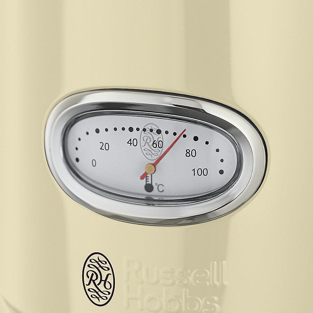 Russell Hobbs 21672-70 Retro Vintage Cream Wasserkocher