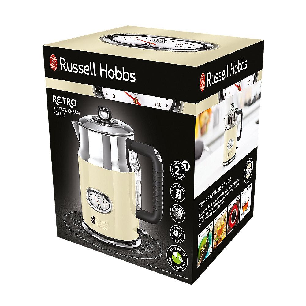 Russell Hobbs 21672-70 Retro Vintage Cream Wasserkocher, Russell, Hobbs, 21672-70, Retro, Vintage, Cream, Wasserkocher