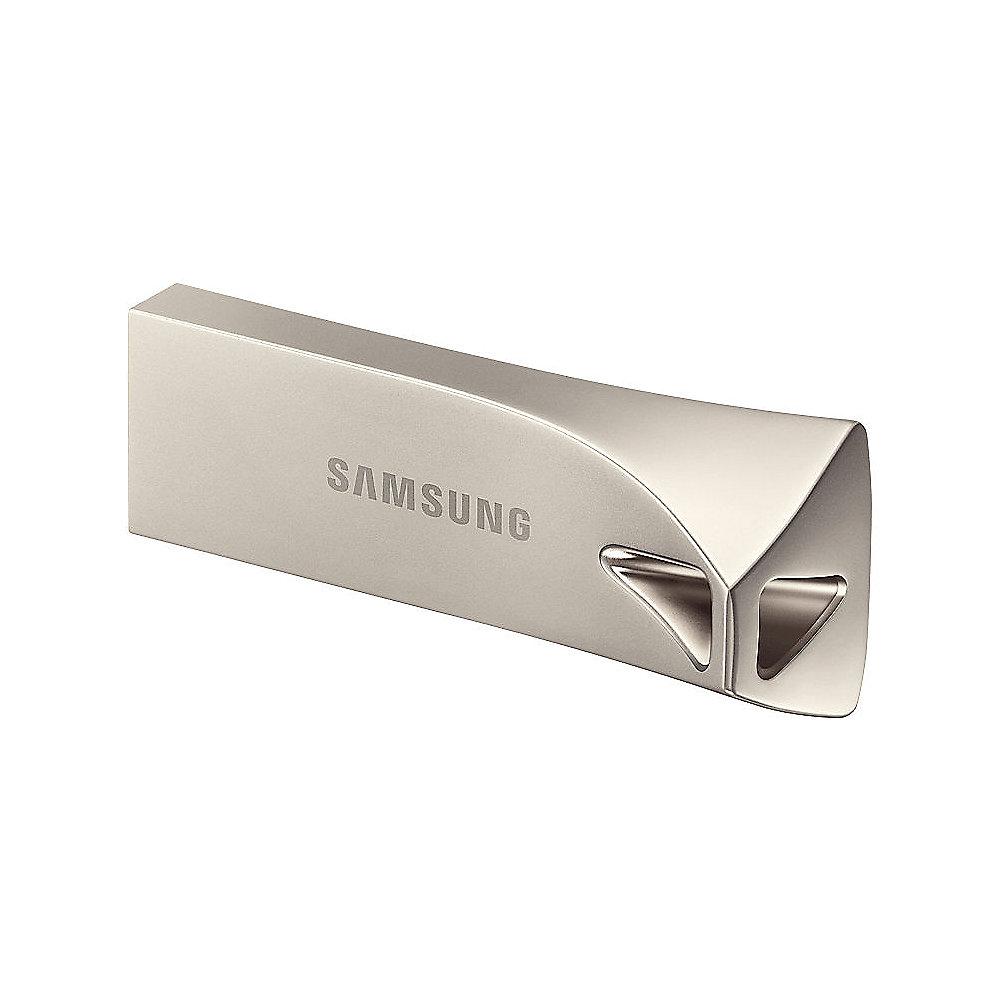 Samsung BAR Plus 32GB Flash Drive 3.1 USB Stick Metallgehäuse silber, Samsung, BAR, Plus, 32GB, Flash, Drive, 3.1, USB, Stick, Metallgehäuse, silber