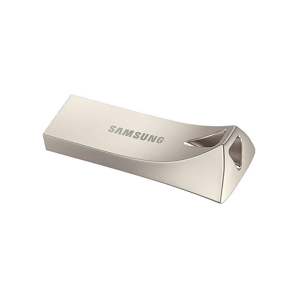 Samsung BAR Plus 32GB Flash Drive 3.1 USB Stick Metallgehäuse silber, Samsung, BAR, Plus, 32GB, Flash, Drive, 3.1, USB, Stick, Metallgehäuse, silber