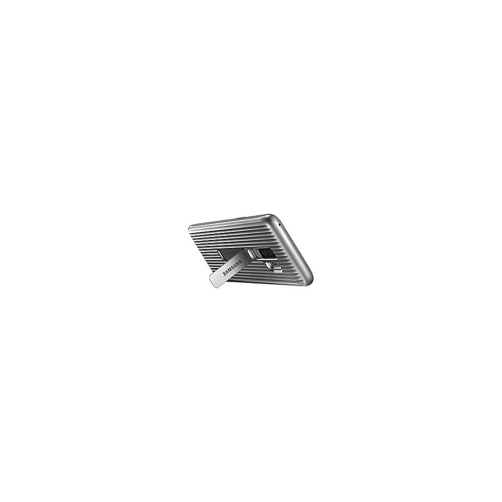 Samsung EF-RG965 Protective Standing Cover für Galaxy S9  silber