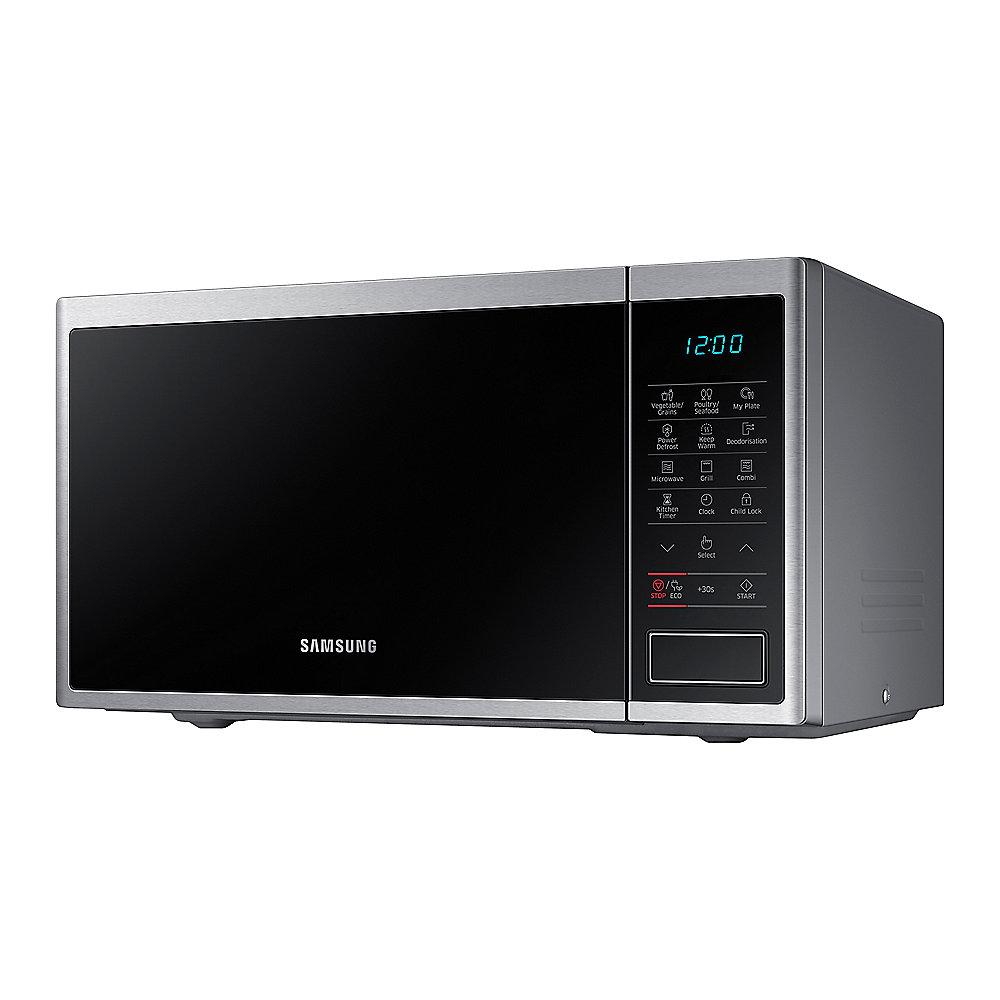 Samsung MG23J5133AT/EG Grill-Mikrowelle 23 Liter, silber, Samsung, MG23J5133AT/EG, Grill-Mikrowelle, 23, Liter, silber